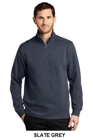 Port Authority® Slub Fleece 1/4-Zip Pullover. F295.